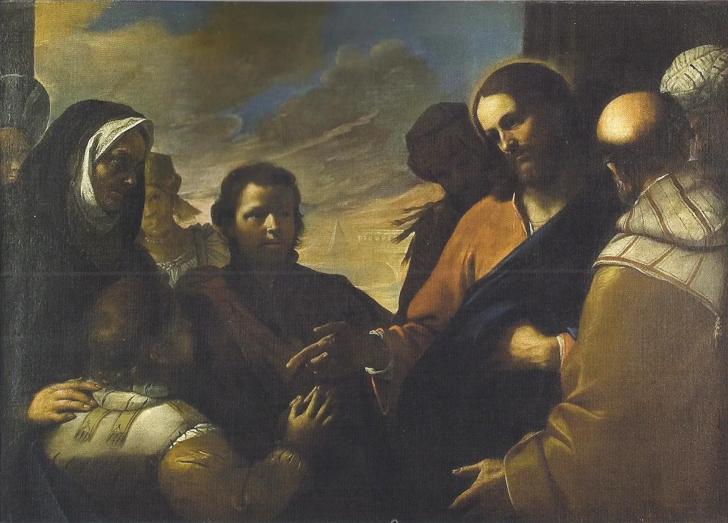 La vedova di Zebedeo presenta i suoi figli a Cristo - Museo Civico, Rende, Cosenza